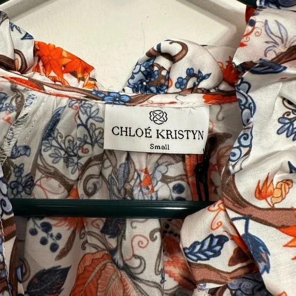 Chloe Kristyn NWT’s Fleur Blanche Zoë Blouse. Size small - Picture 6 of 8